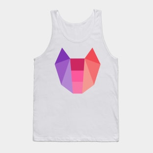 Geometric Cat Tank Top